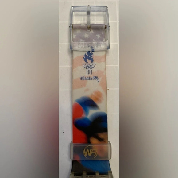 SWATCH Watch Vintage 1996 Atlanta Olympics Dan Jansen Limited Edition Unisex - Picture 2 of 10